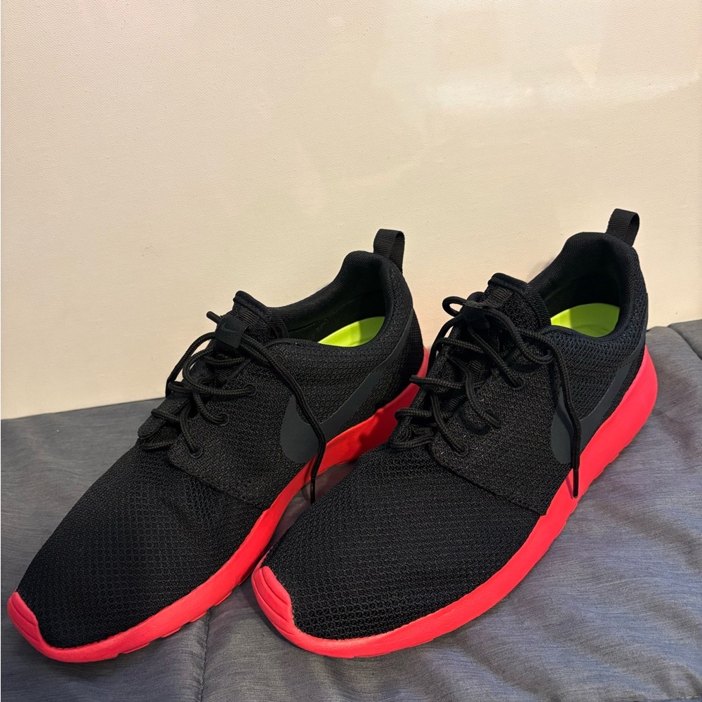 Nike roshe one black red anthracite shoes bred 511881016 men’s